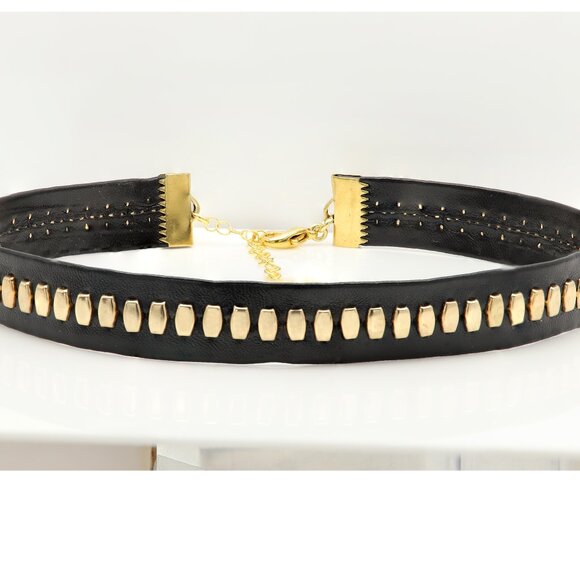 Black Gothic Choker Adjustable Fancy Chokers  (#55) - Picture 1 of 13